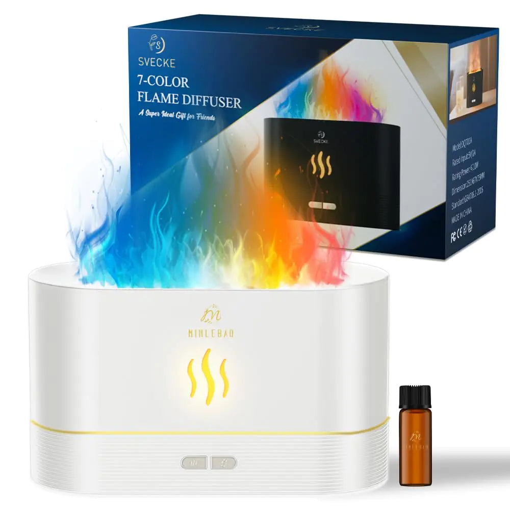 Lumarise FlameMist Aroma Diffuser – Light. Calm. Bold.