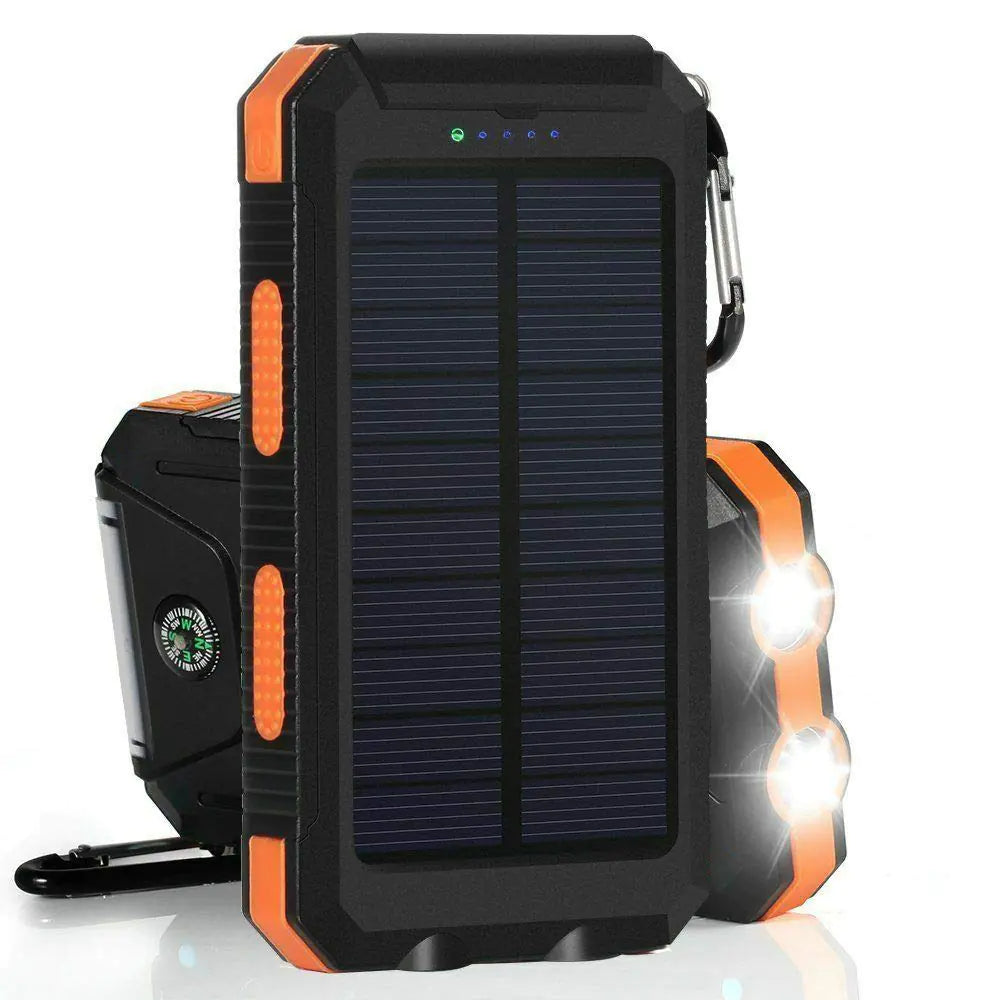 Vaelo SolarEdge Waterproof Portable Charger – 10000mAh | Dual USB | Outdoor Ready