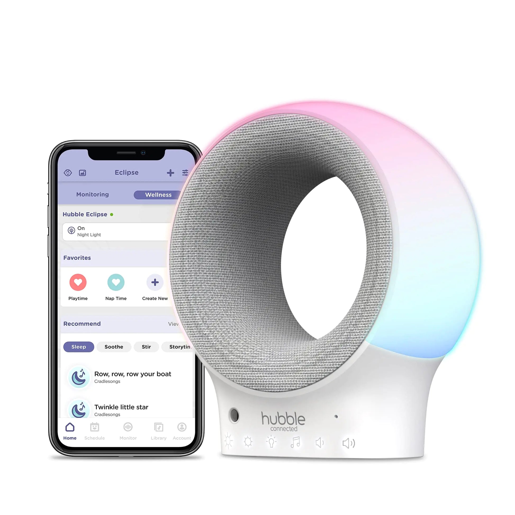 Vaelo GlowNest Smart Sleep Soother – Calm Light. Clear Sound. Connected Rest.