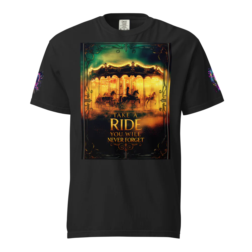 Unisex Heavy-Weight Washed Tee — Ian Naccashian | Dreamside Carousel