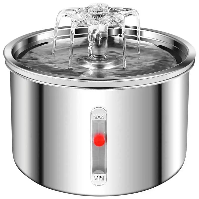 FlowFur Stainless Steel Smart Pet Water Fountain