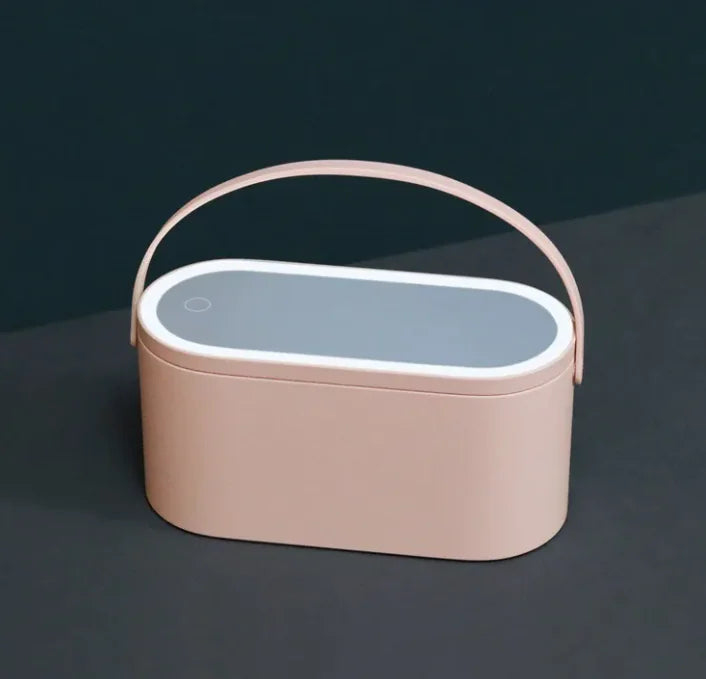HaloCase LED Mirror Box – Glow. Store. Go.