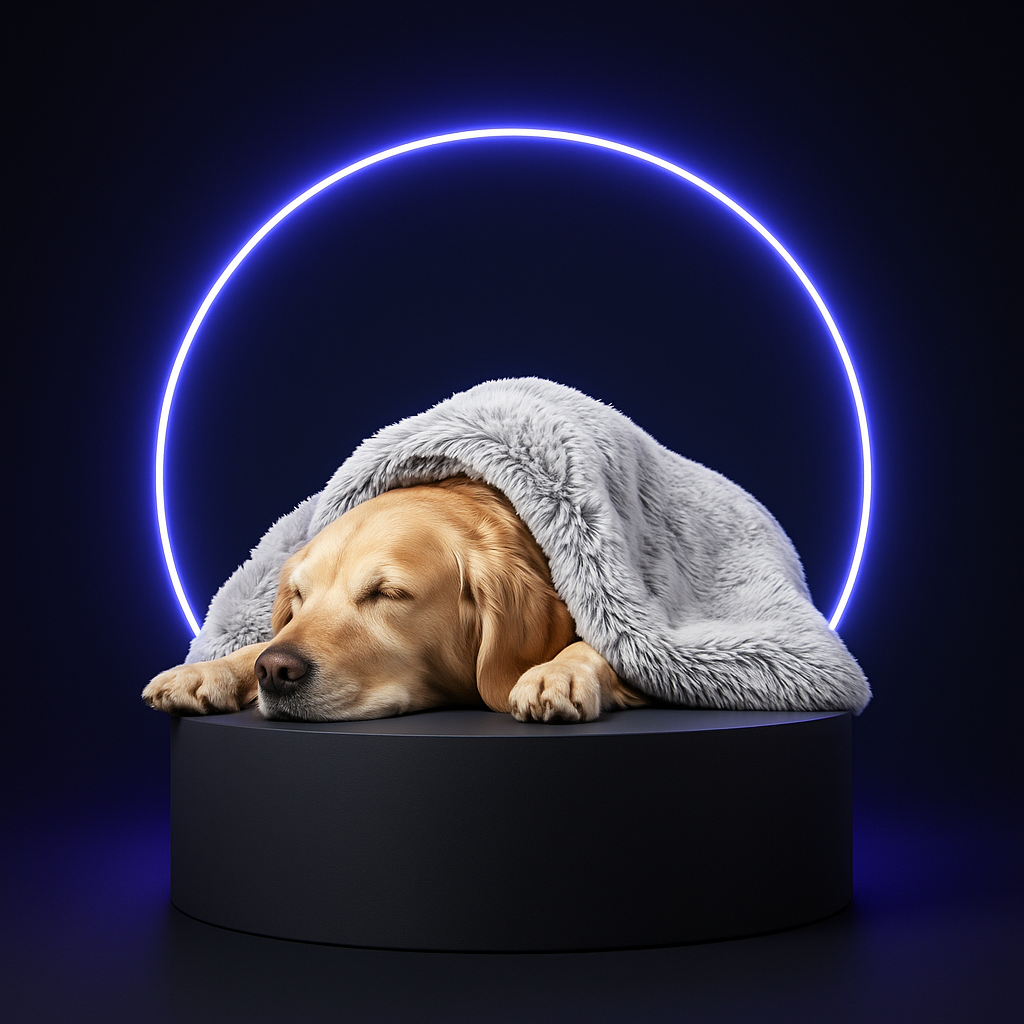 Vaelo Calming Dog Blanket – Soft, Anti-Anxiety Comfort for Rest & Travel