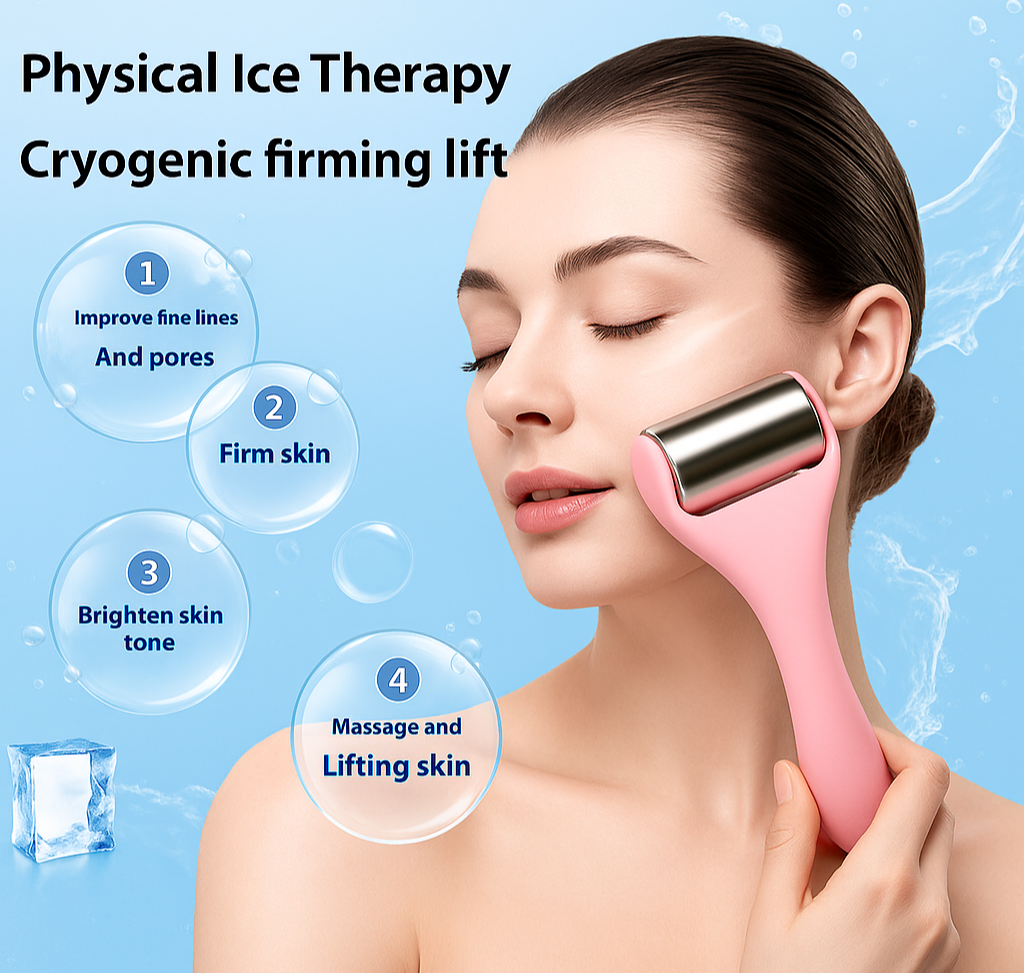 Vaelo ChillTone Facial Ice Roller – Sculpt, Soothe, Glow