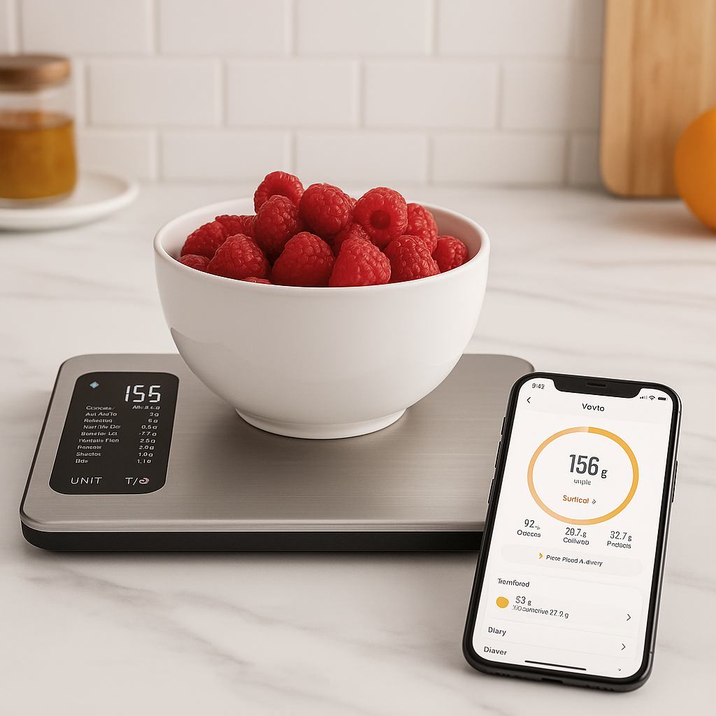 Vaelo SyncSmart Nutrition Scale — Precision Tracking. Smarter Living.