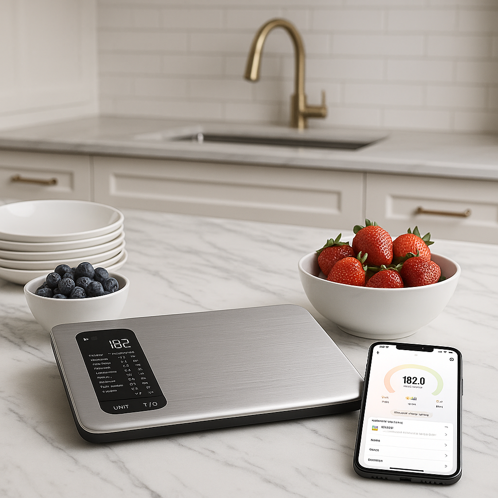 Vaelo SyncSmart Nutrition Scale — Precision Tracking. Smarter Living.