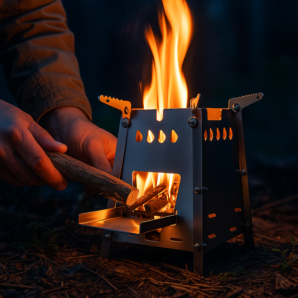 Vaelo ForgeTrail Portable Stainless Steel Wood Stove