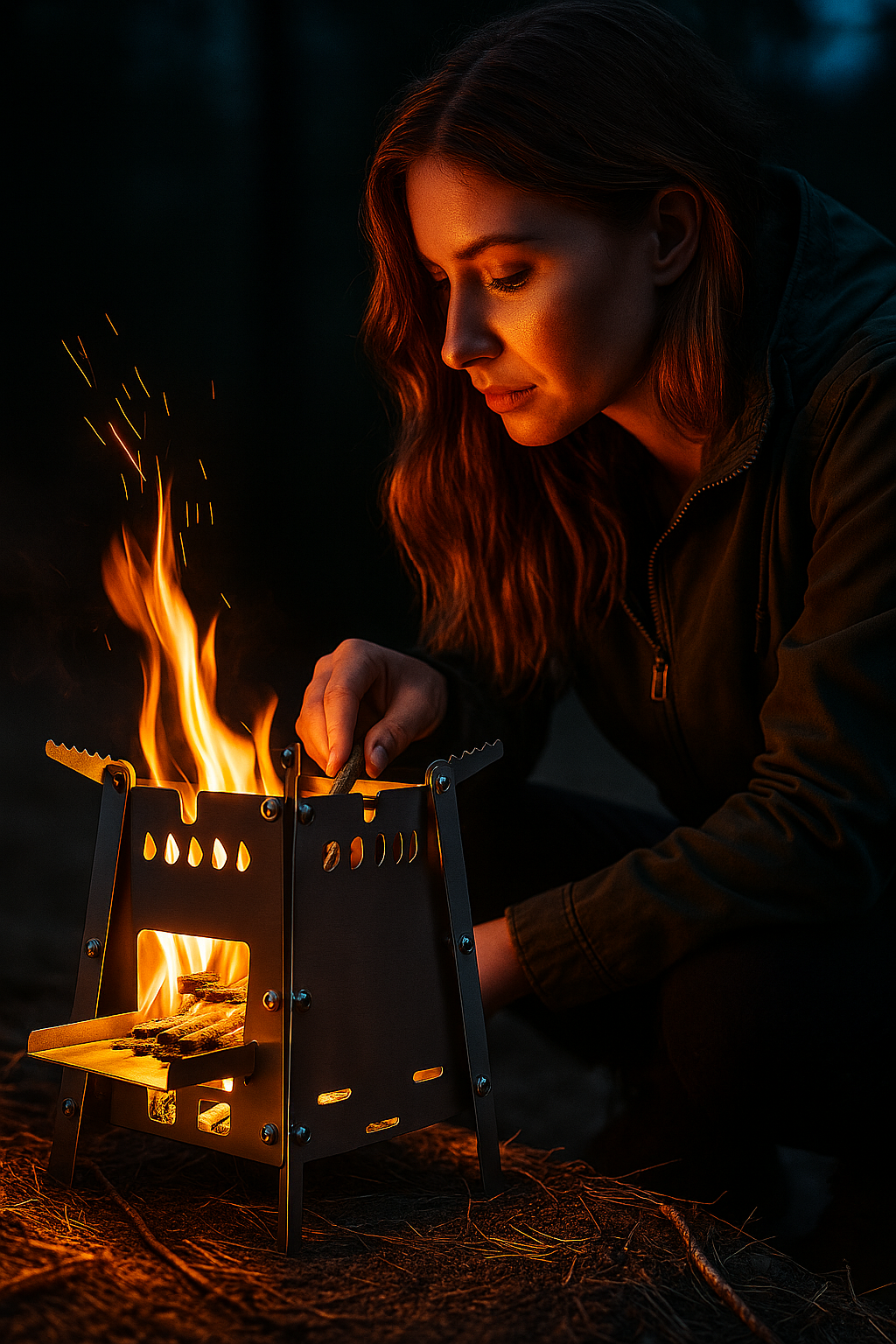 Vaelo ForgeTrail Portable Stainless Steel Wood Stove