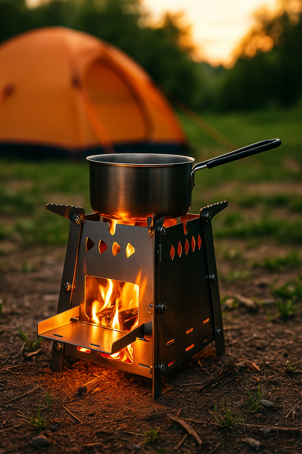 Vaelo ForgeTrail Portable Stainless Steel Wood Stove