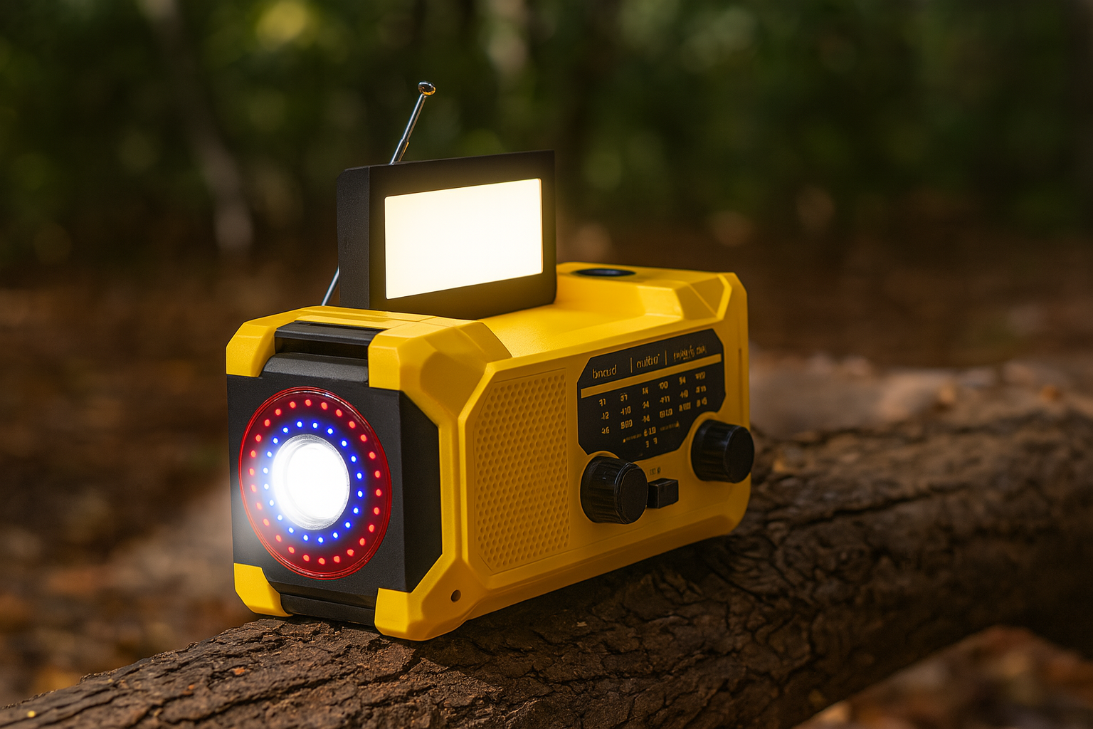 Vaelo CrankGuard 10000 – Solar Hand Crank Radio & Emergency Power Hub
