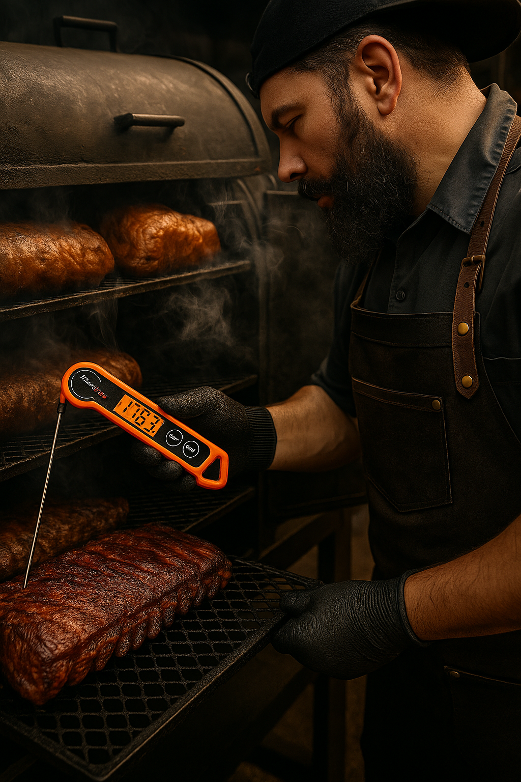 Vaelo TP19H Digital Meat Thermometer – Instant Read with Motion Sensor, Backlit Display & Waterproof Design