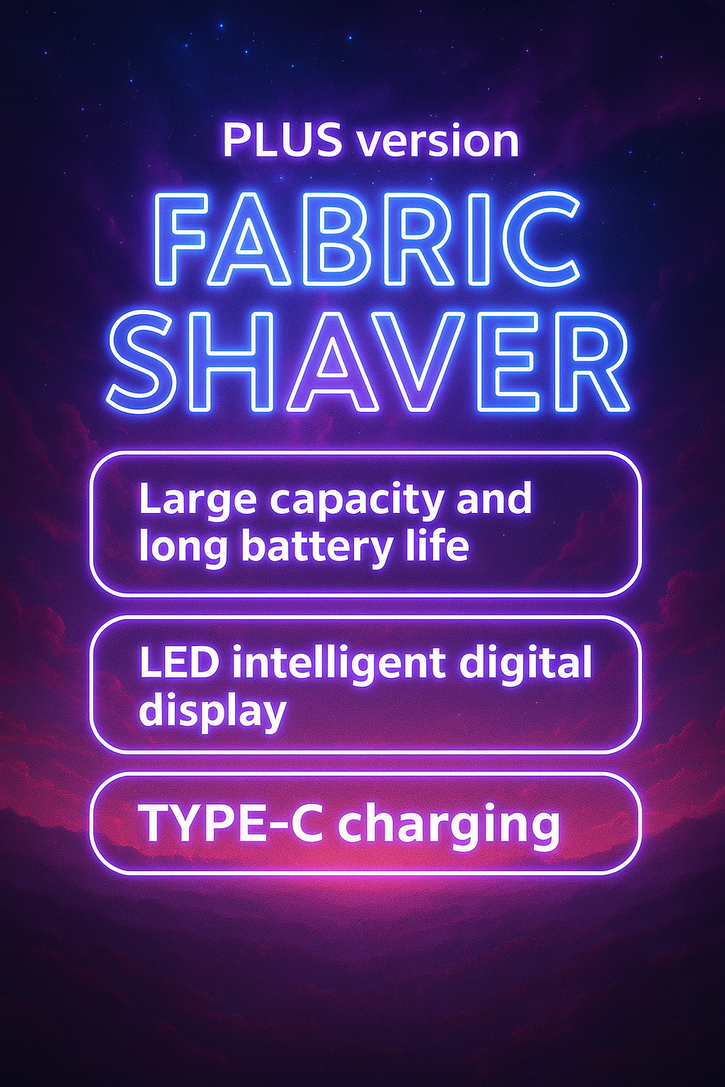 Vaelo GlidePro+ LED Fabric Shaver – Precision Lint Remover with Smart Display