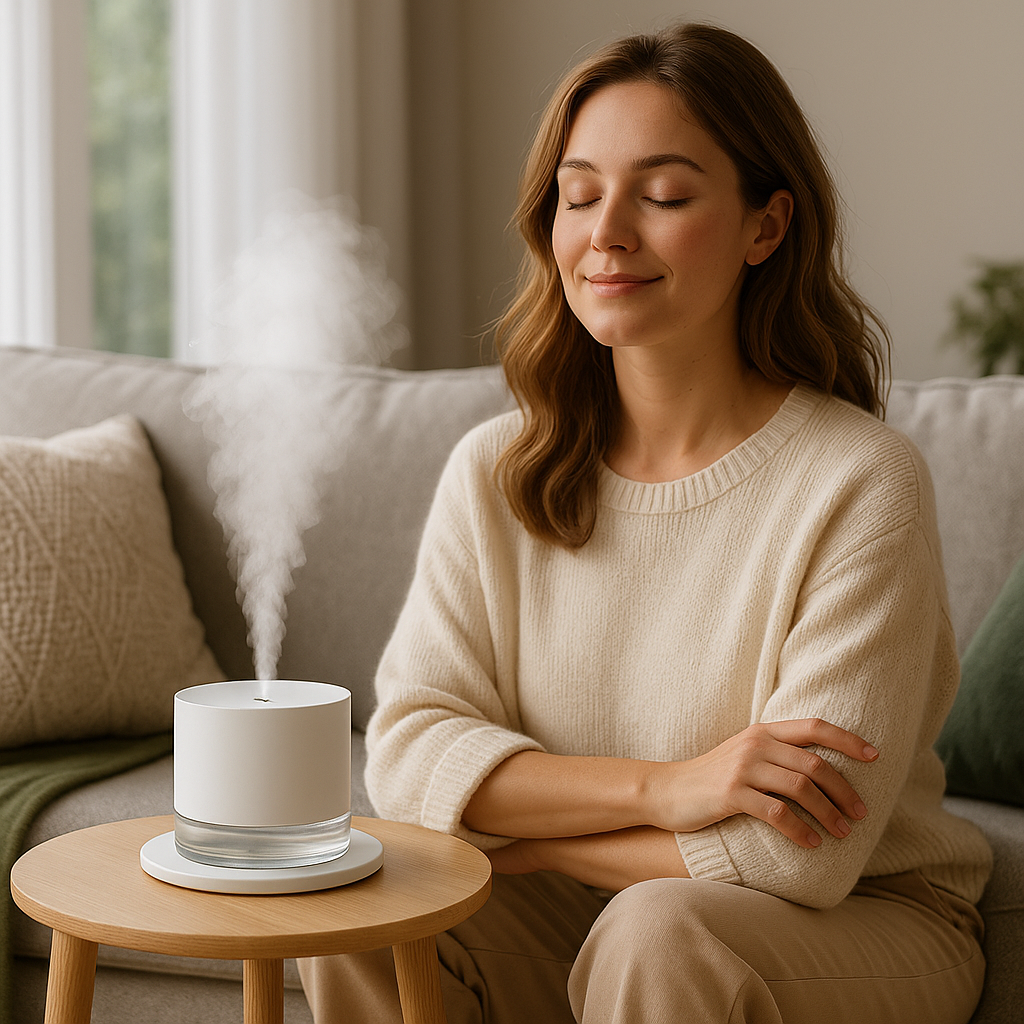 MistAura Humidifier – Quiet Light. Calm Space.