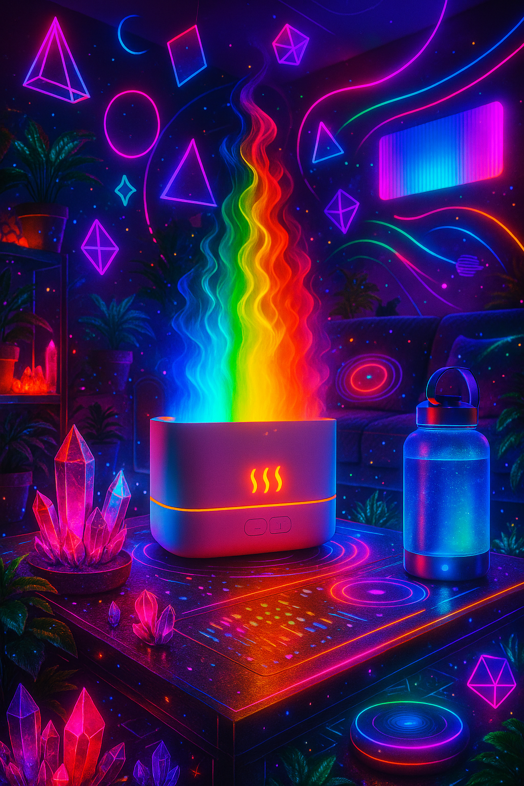 Lumarise FlameMist Aroma Diffuser – Light. Calm. Bold.