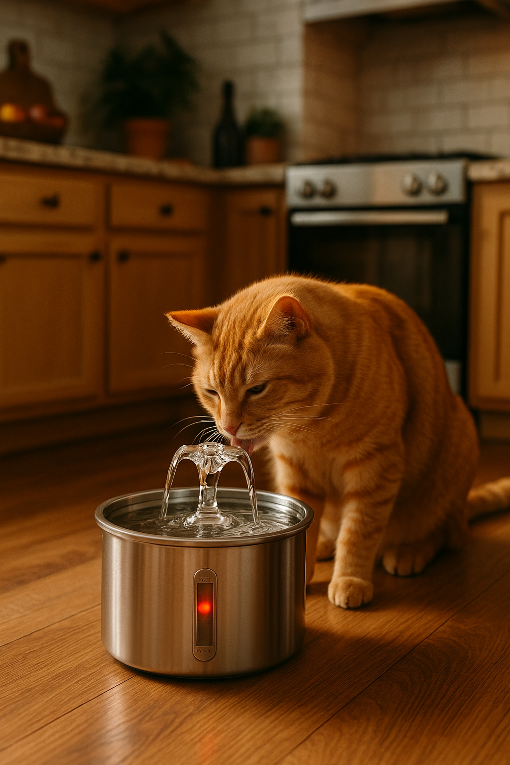 FlowFur Stainless Steel Smart Pet Water Fountain