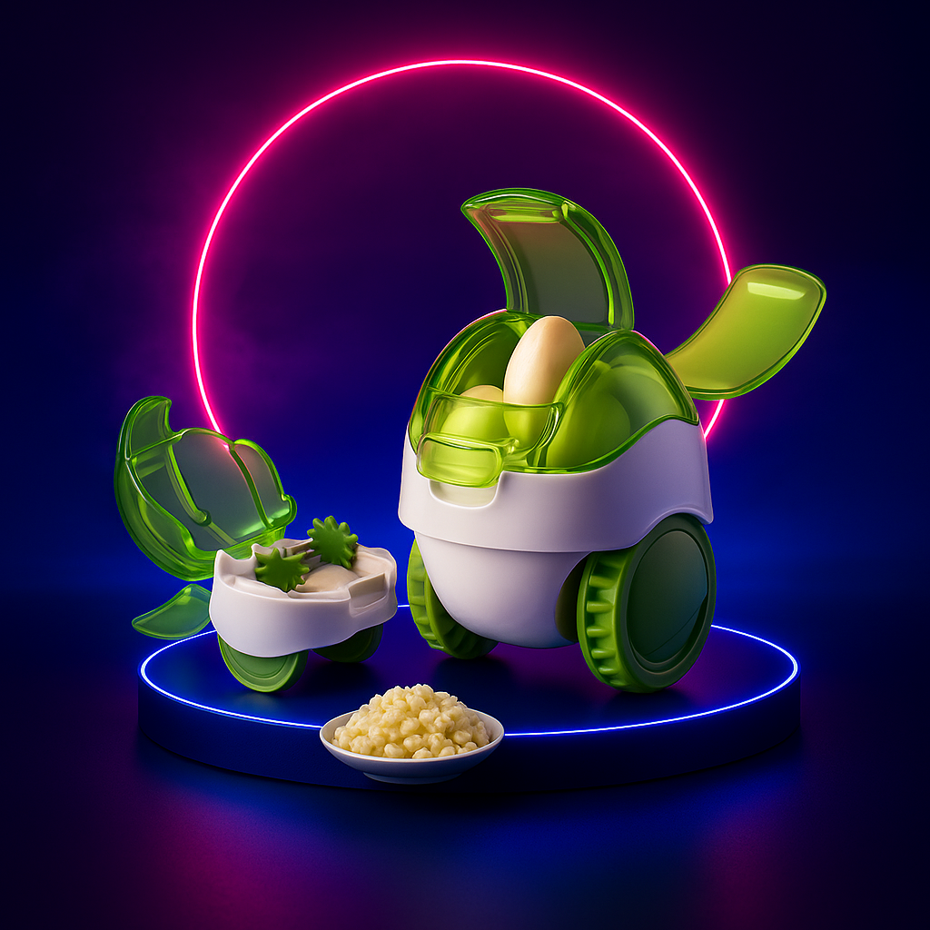 Vaelo SwiftCrush Garlic Chopper — Effortless Rolling Precision