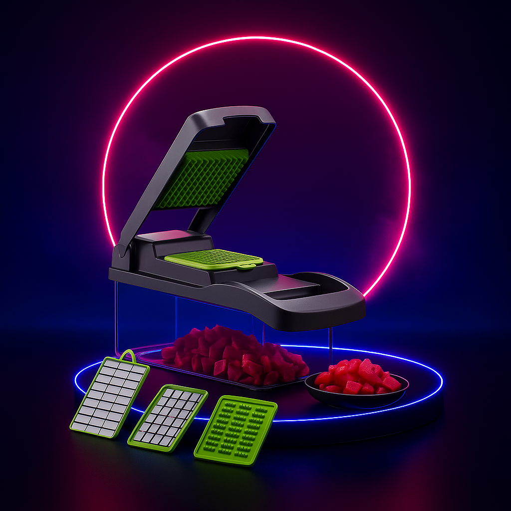 Vaelo SliceForge 15-in-1 Precision Chopper — Blade Mastery in One Box