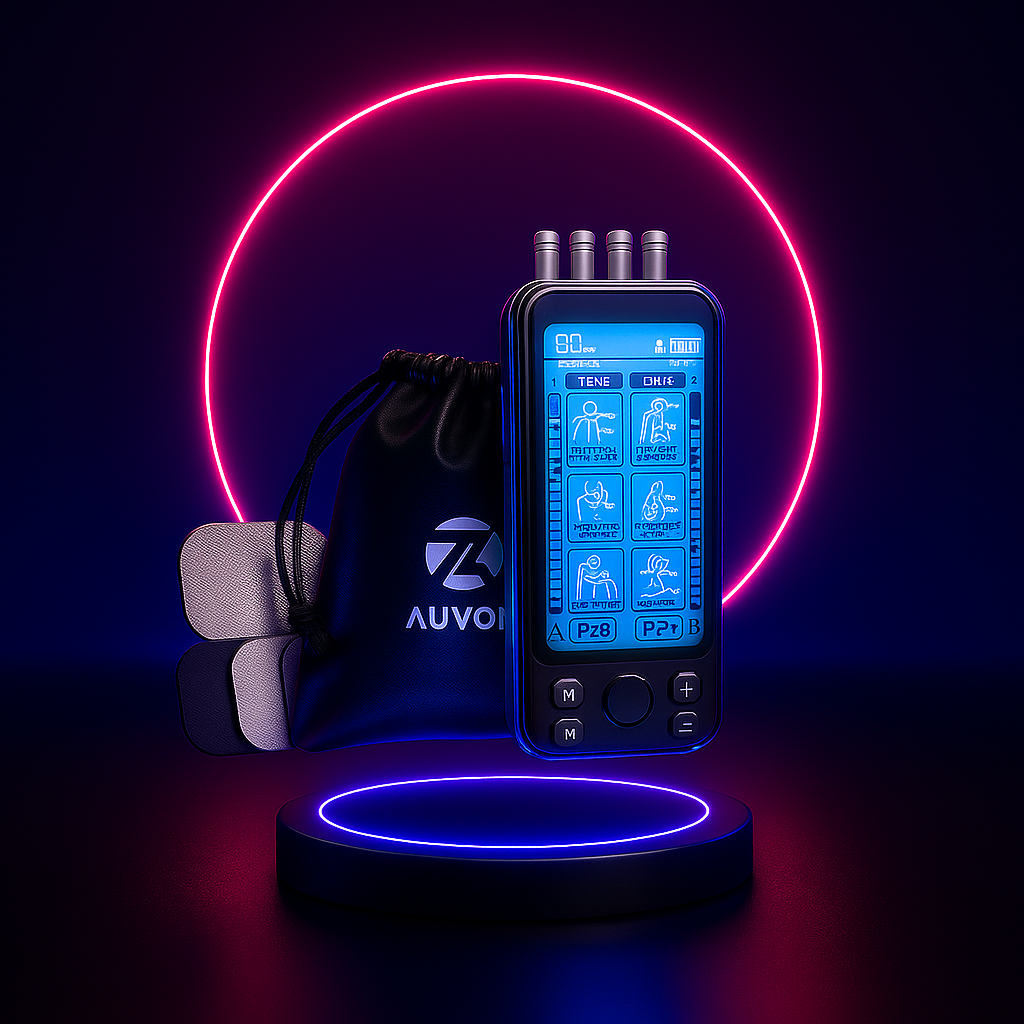 Vaelo NeuroPulse 4-Channel TENS & EMS Unit — Dual Therapy. Pro-Level Recovery.