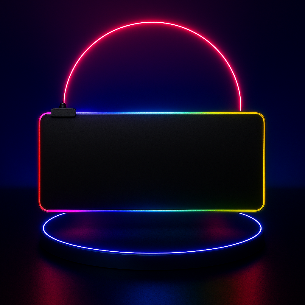 Vaelo GlowEdge XL RGB Gaming Mouse Pad — Dynamic Light Surface for Ultimate Play