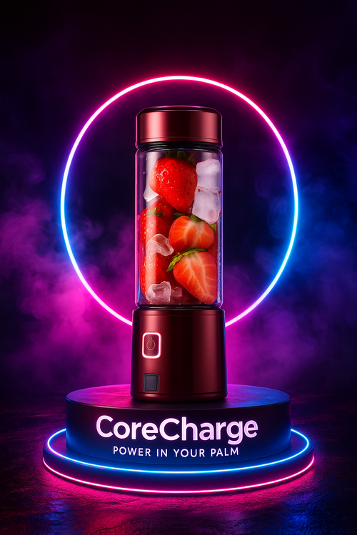 CoreCharge Portable Blender – Power in Your Palm