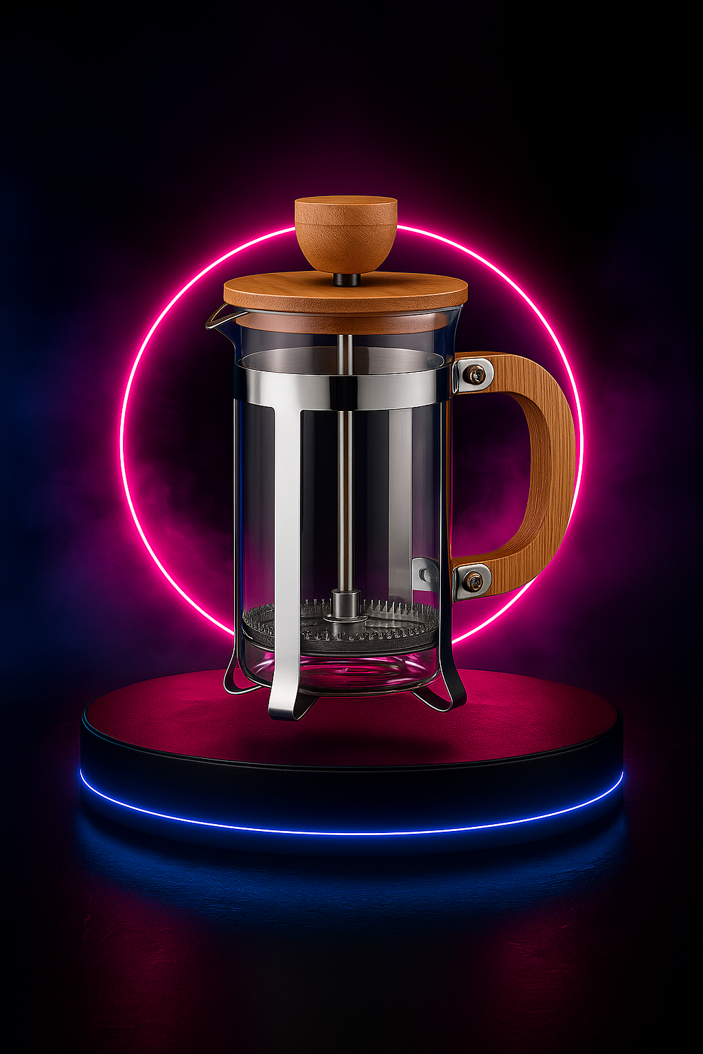 Vaelo Hand Pressure Coffee Pot & Tea Maker — Stainless Steel Design (600 mL)