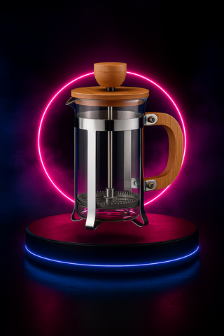 Vaelo Hand Pressure Coffee Pot & Tea Maker — Stainless Steel Design (600 mL)