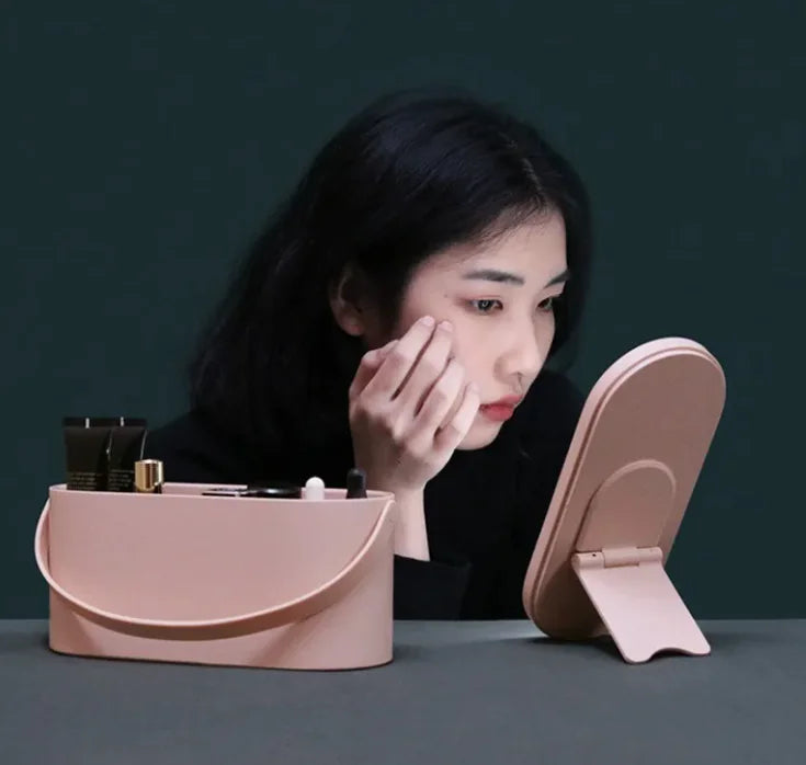 HaloCase LED Mirror Box – Glow. Store. Go.