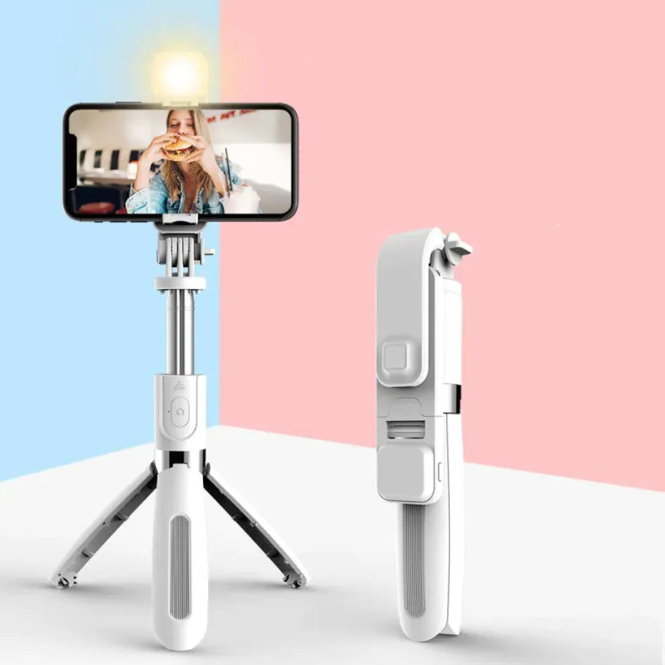 Vaelo FlexCapture 3-in-1 Wireless Selfie Stick & Tripod – Foldable with Bluetooth Remote