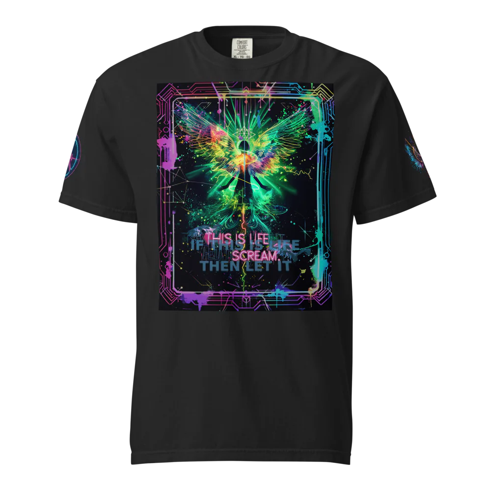 Unisex Heavy-Weight Washed Tee — Ian Naccashian | Flatline Heaven