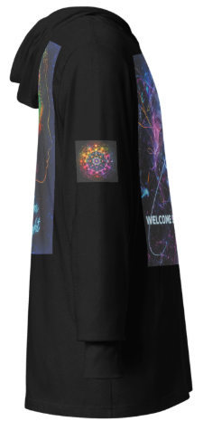 Unisex Hooded Long Sleeve Tee — Ian Naccashian | Welcome Back, Chaos