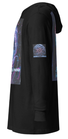 Unisex Hooded Long Sleeve Tee — Ian Naccashian | Welcome Back, Chaos