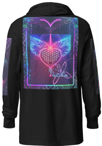 Unisex Hooded Long Sleeve Tee — Ian Naccashian | Flatline Heaven