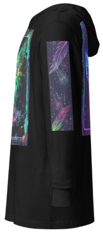Unisex Hooded Long Sleeve Tee — Ian Naccashian | Flatline Heaven