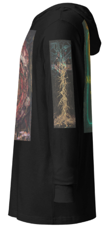 Unisex Hooded Long Sleeve Tee — Ian Naccashian | II Too Quiet to Ignore