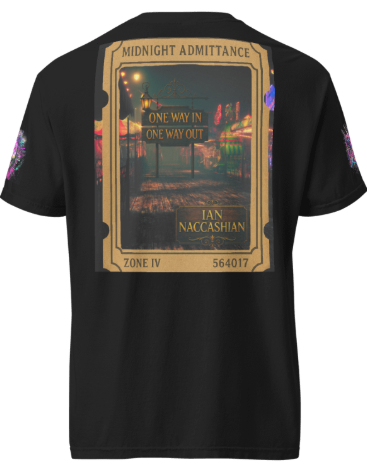 Unisex Heavy-Weight Washed Tee — Ian Naccashian | Dreamside Carousel