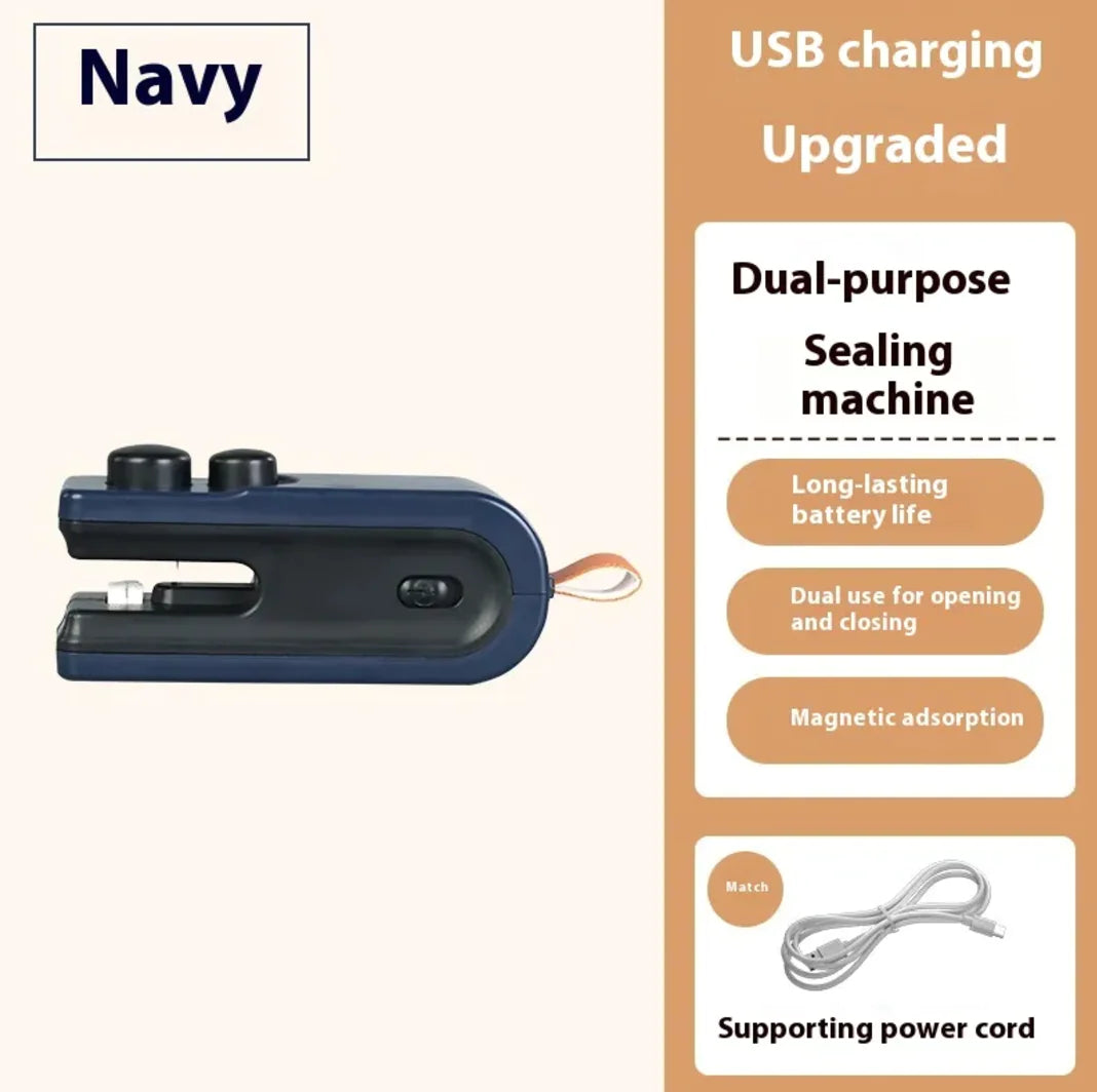 Mini Snack Sealing Machine – Lightweight Portable Bag Resealer