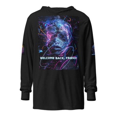 Unisex Hooded Long Sleeve Tee — Ian Naccashian | Welcome Back, Chaos