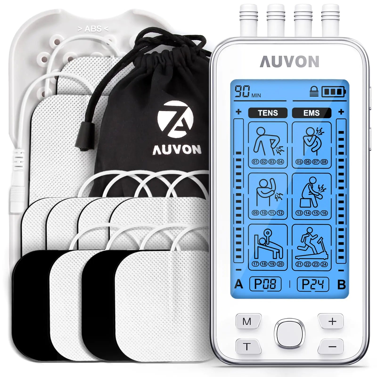 Vaelo NeuroPulse 4-Channel TENS & EMS Unit — Dual Therapy. Pro-Level Recovery.