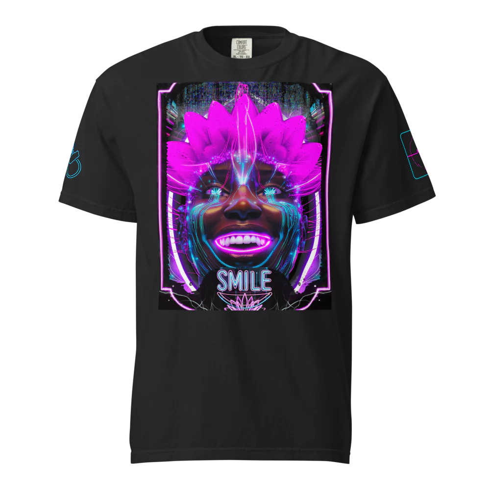 Unisex Heavy-Weight Washed Tee — Ian Naccashian | Programmed to Smile