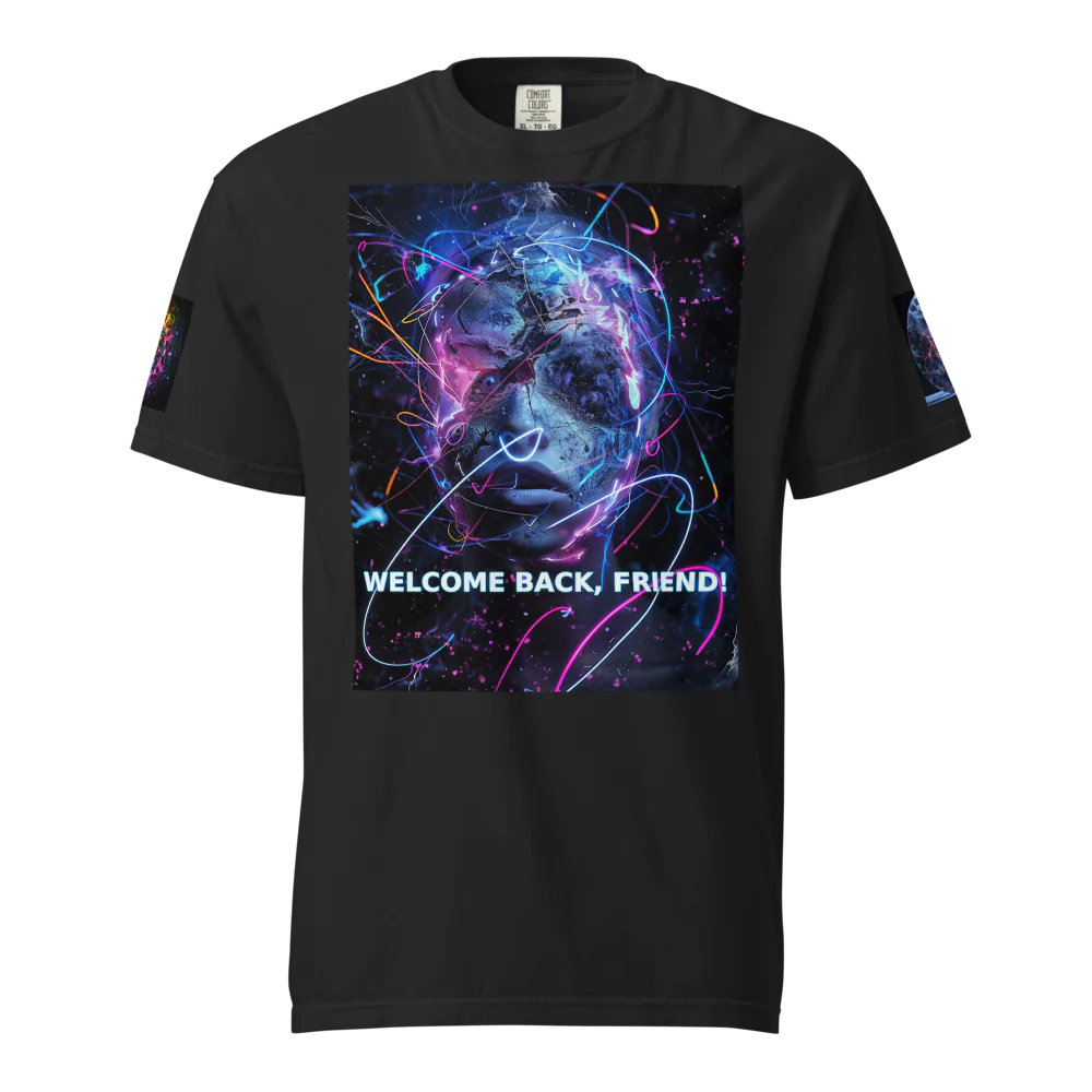 Unisex Heavy-Weight Washed Tee — Ian Naccashian | Welcome Back, Chaos