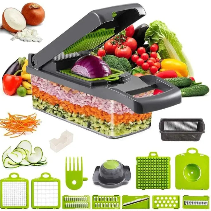 Vaelo SliceForge 15-in-1 Precision Chopper — Blade Mastery in One Box