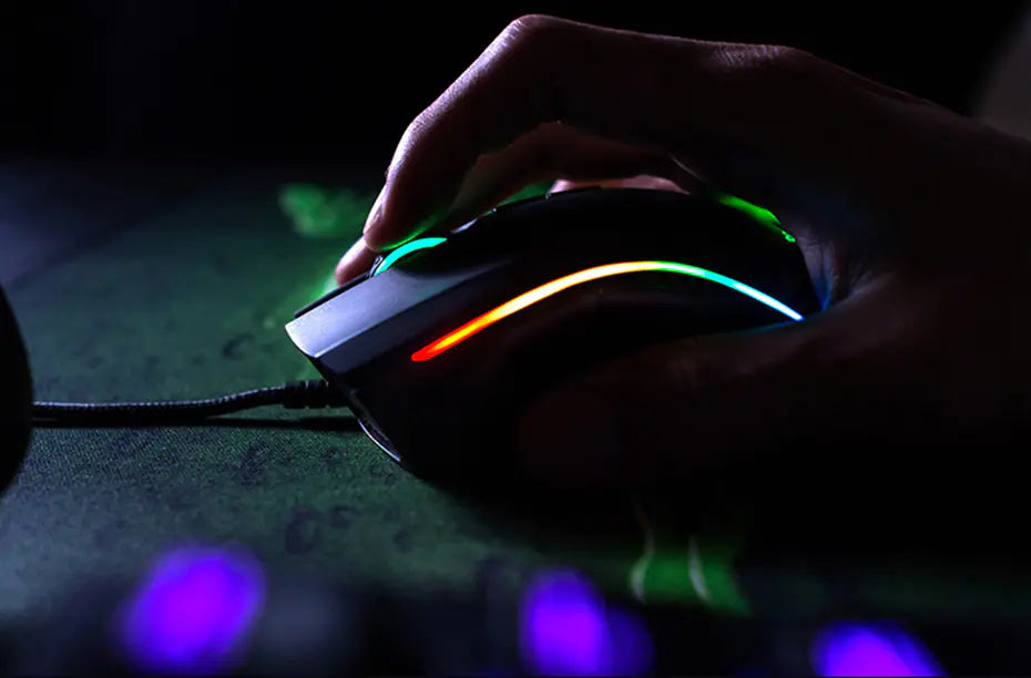 Vaelo ViperStrike 5G RGB Gaming Mouse — Wired Precision Control with Ergonomic Grip