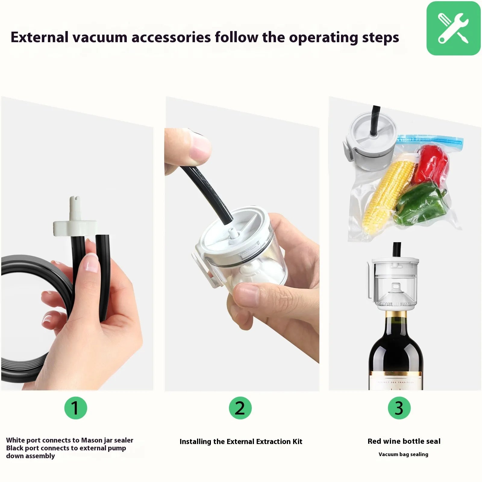 Vaelo SmartSeal Electric Mason Jar Vacuum Sealer – Automatic, Cordless Food Preservation System