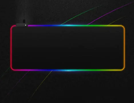 Vaelo GlowEdge XL RGB Gaming Mouse Pad — Dynamic Light Surface for Ultimate Play