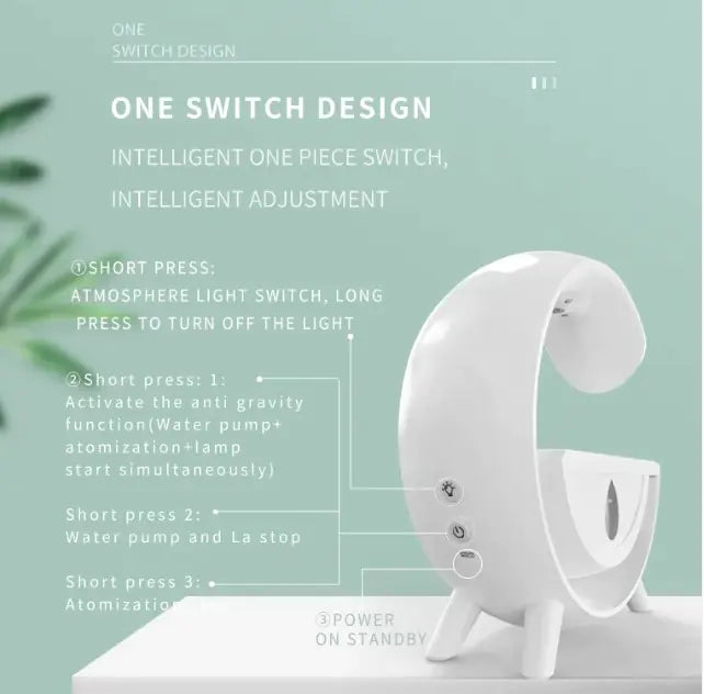 Vaelo NebulaDrop Anti-Gravity Humidifier + RGB Desk Light