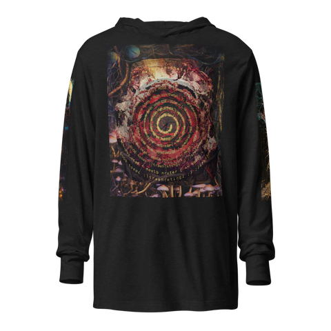 Unisex Hooded Long Sleeve Tee — Ian Naccashian | II Too Quiet to Ignore