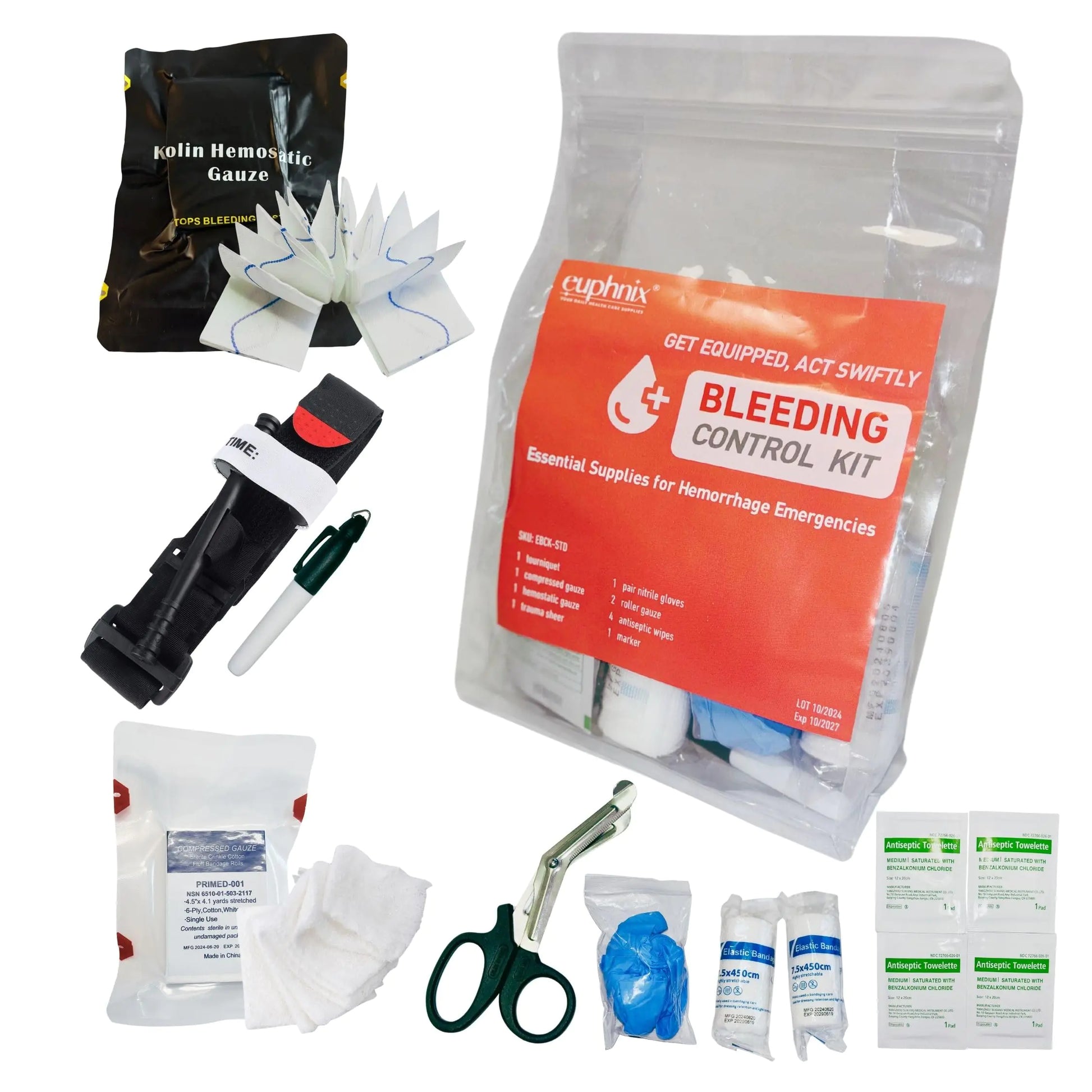 Vaelo RapidRescue Bleeding Control Kit — 12-Piece Trauma-Grade Response System