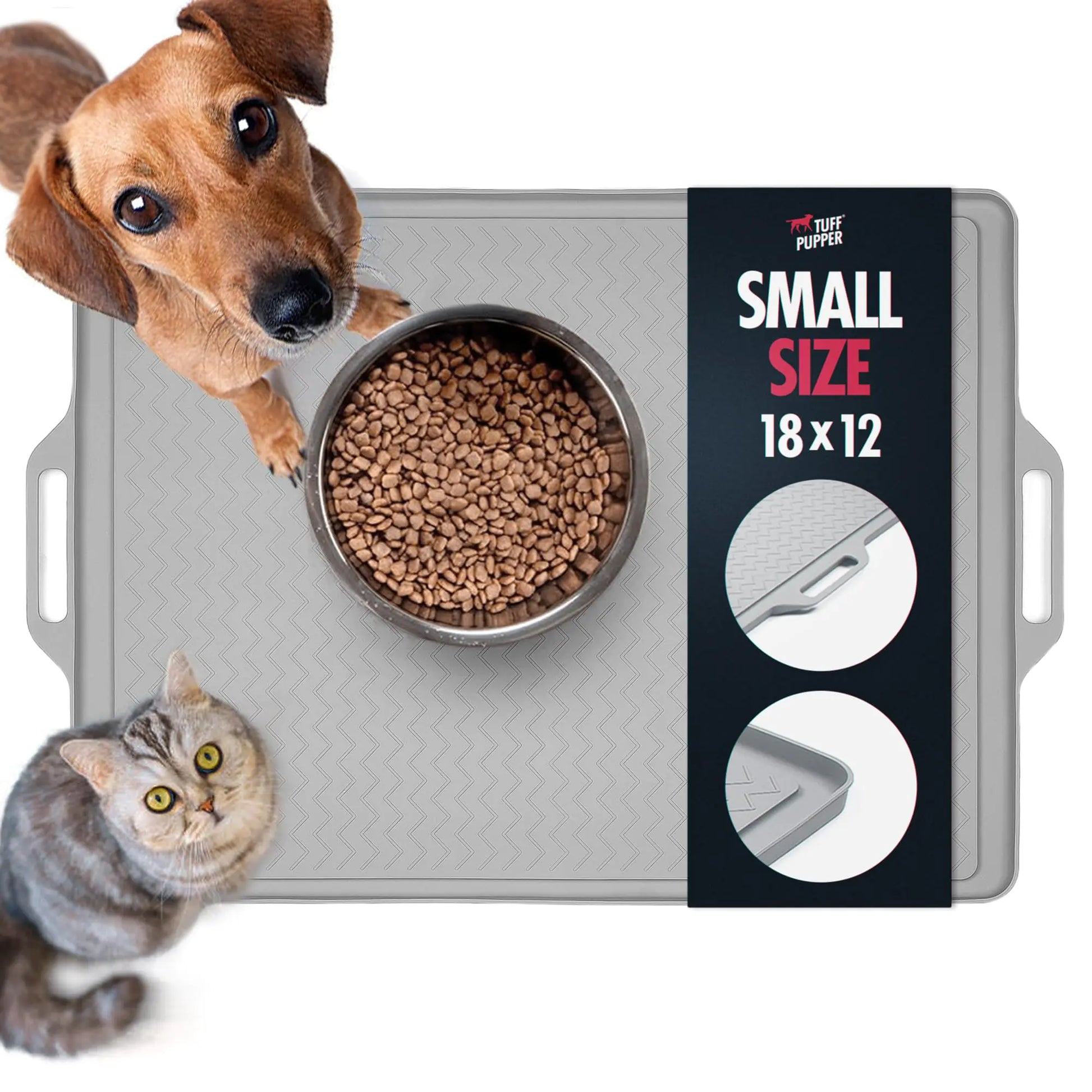 Vaelo PawGuard Silicone Pet Mat — Compact Spill-Proof Base for Small Pets