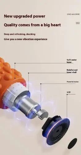 Vaelo PulseRoll Pro Electric Foam Roller — Deep Recovery. Dynamic Relief.
