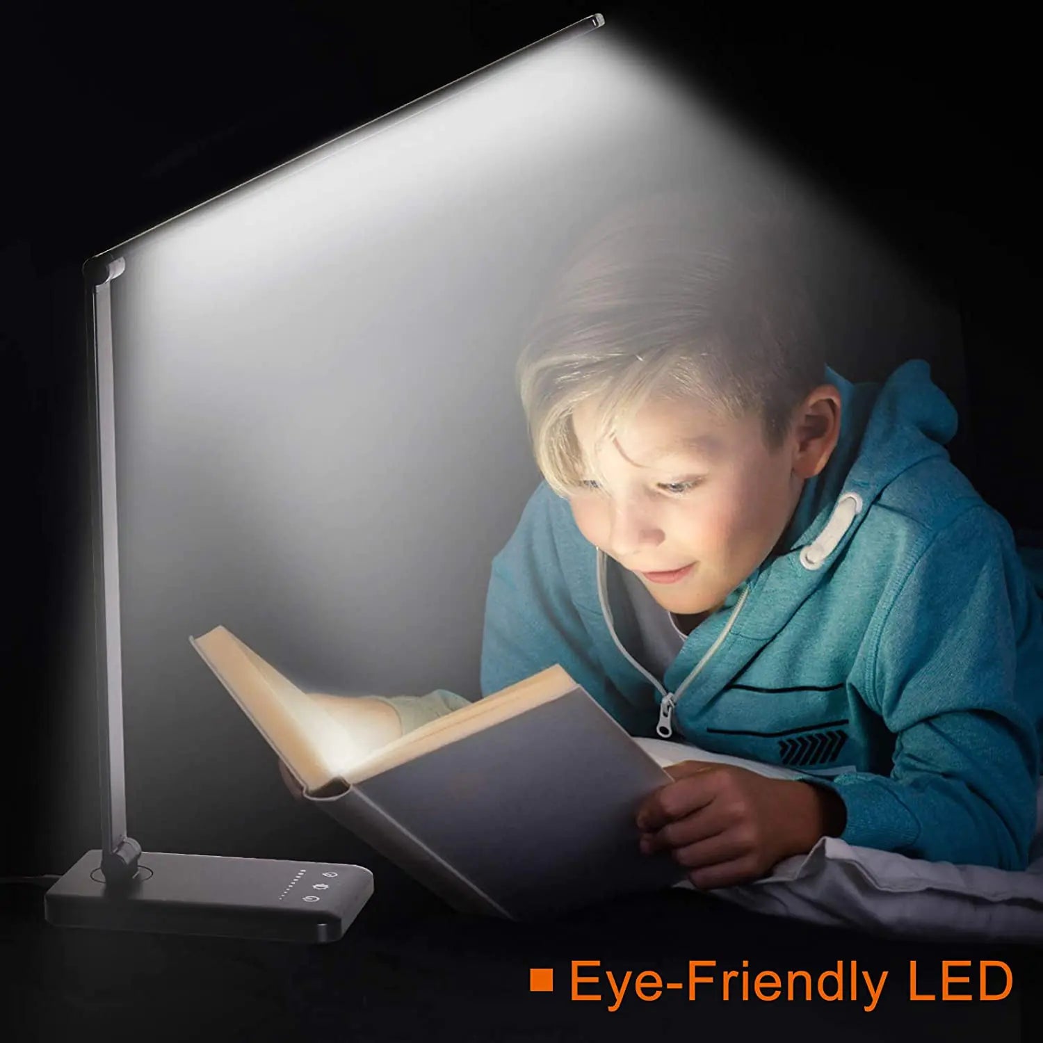 Vaelo GlideBeam LED Desk Lamp — Wireless Charging Base + 5 Adaptive Light Modes